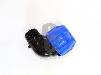 Коляно ПЕ черно ф25х3-4 - мъжко